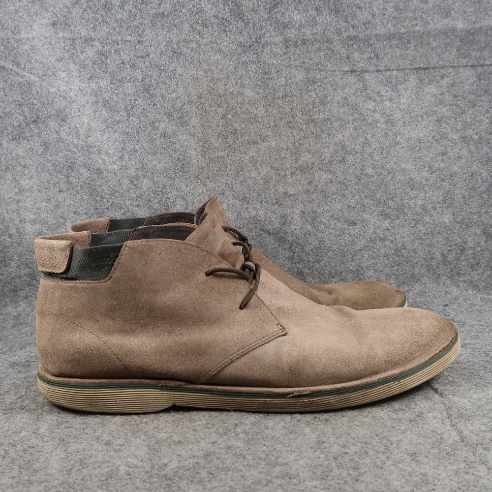 Camper Shoes Mens 45 Chukka Boots Leather Casual Lifestyle Lace Up Brown Comfort